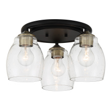 Vantage 2438-878 - Winsley - 3 Light Flush Mount Fixture in Metal