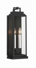 Crystorama ASP-8912-MK - Aspen 6.5'' Matte Black Outdoor Sconce