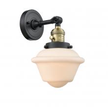 Innovations Lighting 203SW-BAB-G531-LED - Oxford - 1 Light - 8 inch - Black Antique Brass - Adjustable Sconce