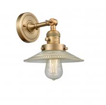 Innovations Lighting 203SW-BB-G2-LED - Halophane - 1 Light - 9 inch - Brushed Brass - Adjustable Sconce