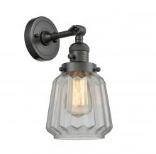 Innovations Lighting 203SW-OB-G142-LED - Chatham - 1 Light - 7 inch - Oil Rubbed Bronze - Adjustable Sconce