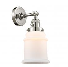 Innovations Lighting 203SW-PN-G181-LED - Canton - 1 Light - 7 inch - Polished Nickel - Adjustable Sconce