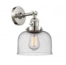 Innovations Lighting 203SW-PN-G74-LED - Bell - 1 Light - 8 inch - Polished Nickel - Adjustable Sconce