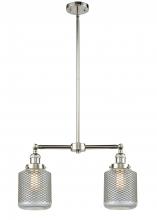 Innovations Lighting 209-PN-G262 - Stanton - 2 Light - 23 inch - Polished Nickel - Stem Hung - Adjustable Island Light