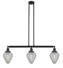 Innovations Lighting 213-OB-G165 - Geneseo - 3 Light - 38 inch - Oil Rubbed Bronze - Stem Hung - Adjustable Island Light