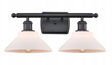 Innovations Lighting 516-2W-BK-G131 - Orwell - 2 Light - 18 inch - Matte Black - Bath Vanity Light