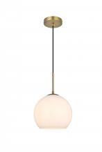 Elegant LD2213SG - BAXTER Hang D9.8"H9.9"L1 Satin Gold W