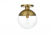 Elegant LD6057SG - Eclipse Flush D12"H14.5"L1 Satin Gold CL